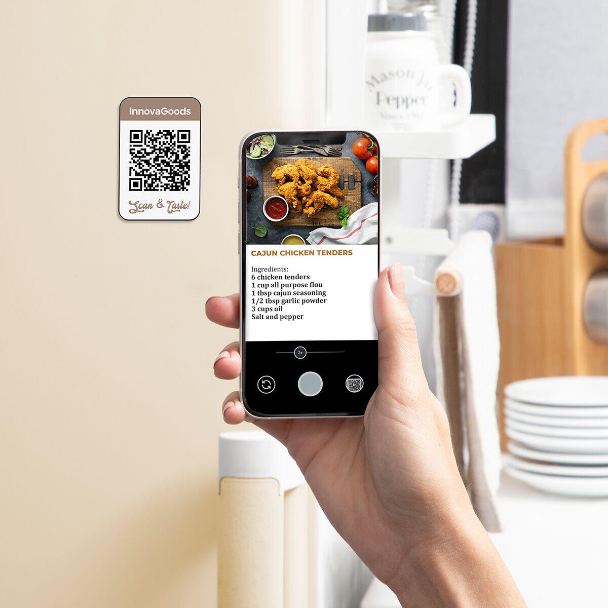 Freidora de Aire Vynner Pro 6500 Crema 1700 W 6,5 L Acero Inoxidable - innovagizmo.com