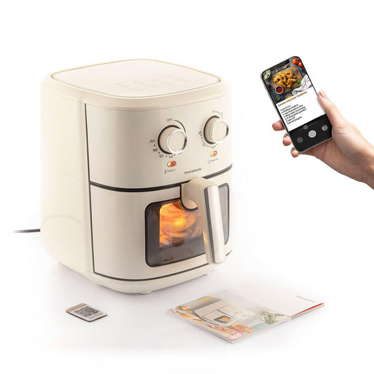 Freidora de Aire Vynner Pro 6500 Crema 1700 W 6,5 L Acero Inoxidable - innovagizmo.com