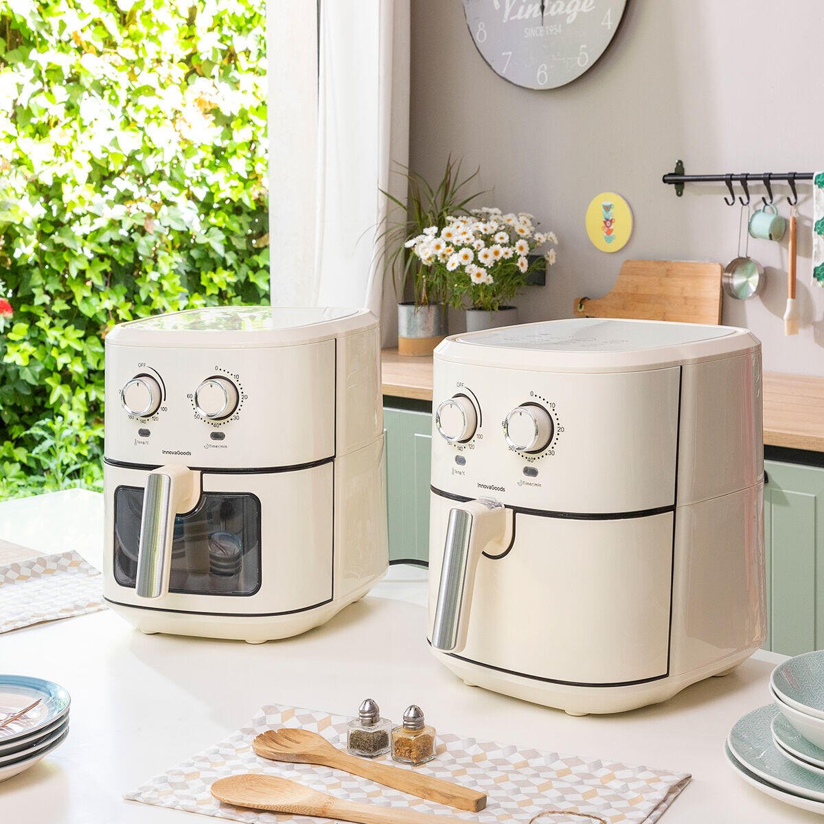 Freidora de Aire Vynner Pro 6500 Crema 1700 W 6,5 L Acero Inoxidable - innovagizmo.com