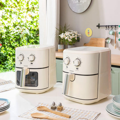 Freidora de Aire Vynner Pro 6500 Crema 1700 W 6,5 L Acero Inoxidable - innovagizmo.com