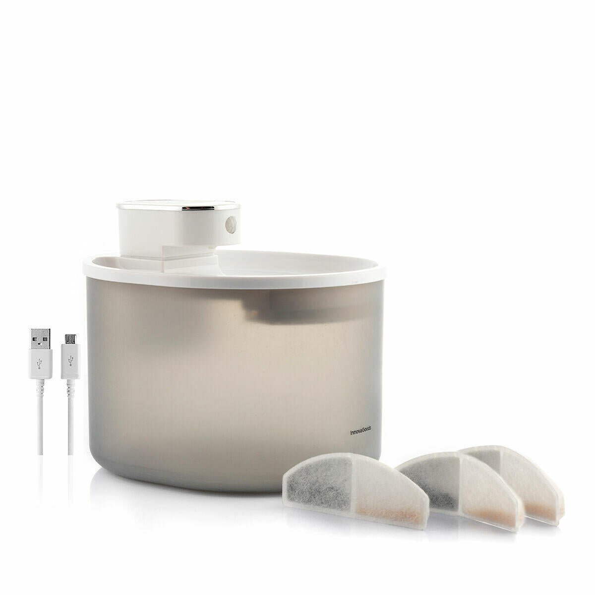 Fuente para Mascotas Recargable con Sensor Refopet - innovagizmo.com