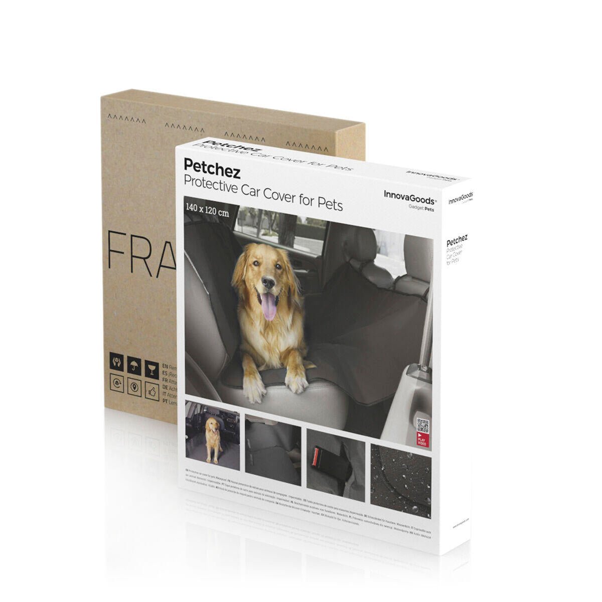 Funda Protectora de Coche para Mascotas Petchez - innovagizmo.com