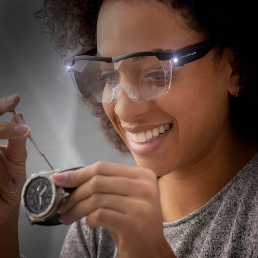 Gafas de Aumento con LED Glassoint - innovagizmo.com