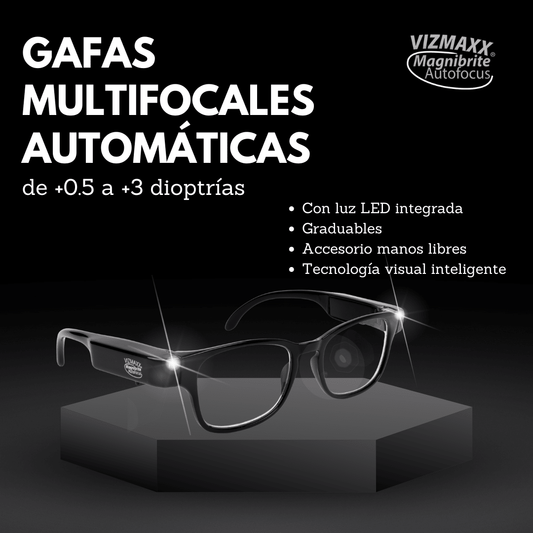 Gafas Multifocales Vizmaxx Magnibrite con Luz LED – Claridad y Comodidad Sin Esfuerzo