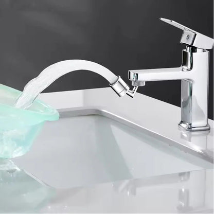 Grifo Extensible Giratorio 360° con Doble Modo de Chorro y Brazo Flexible