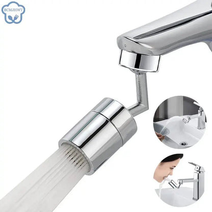 Grifo Extensible Giratorio 360° con Doble Modo de Chorro y Brazo Flexible