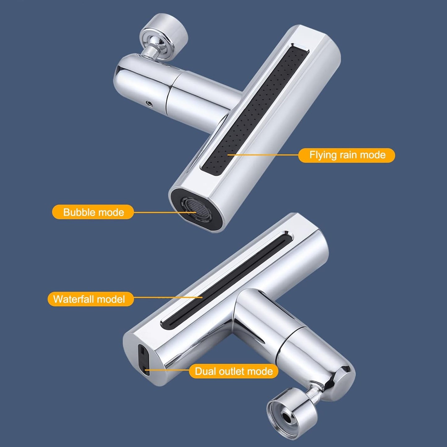 Grifo giratorio con cascada para extensión 4en1 - innovagizmo.com