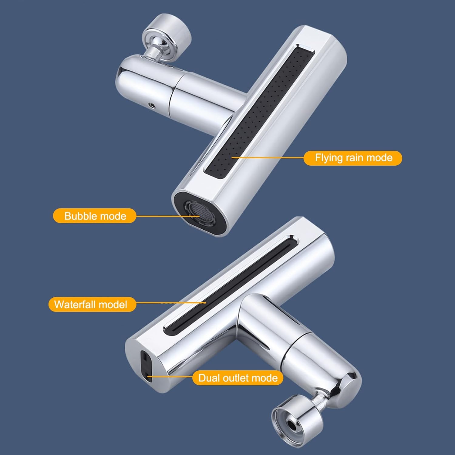 Grifo giratorio con cascada para extensión 4en1 - innovagizmo.com