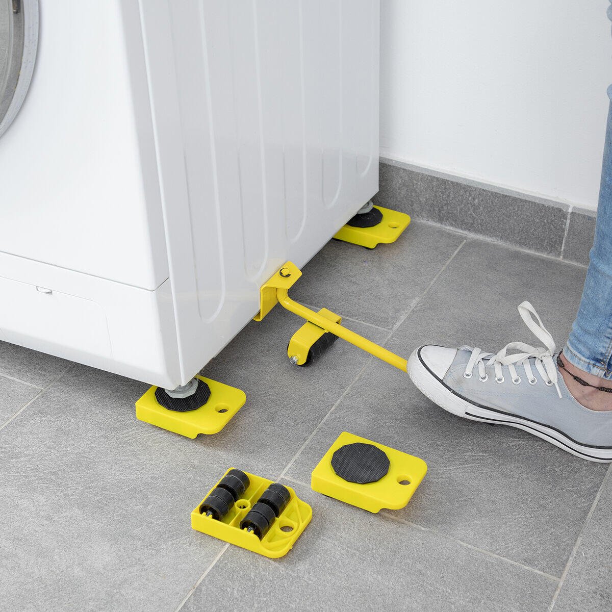 Herramienta de Elevación y Transporte HeavEasy InnovaGoods 5 Piezas | Mueve Muebles y Electrodomésticos sin Esfuerzo - innovagizmo.com