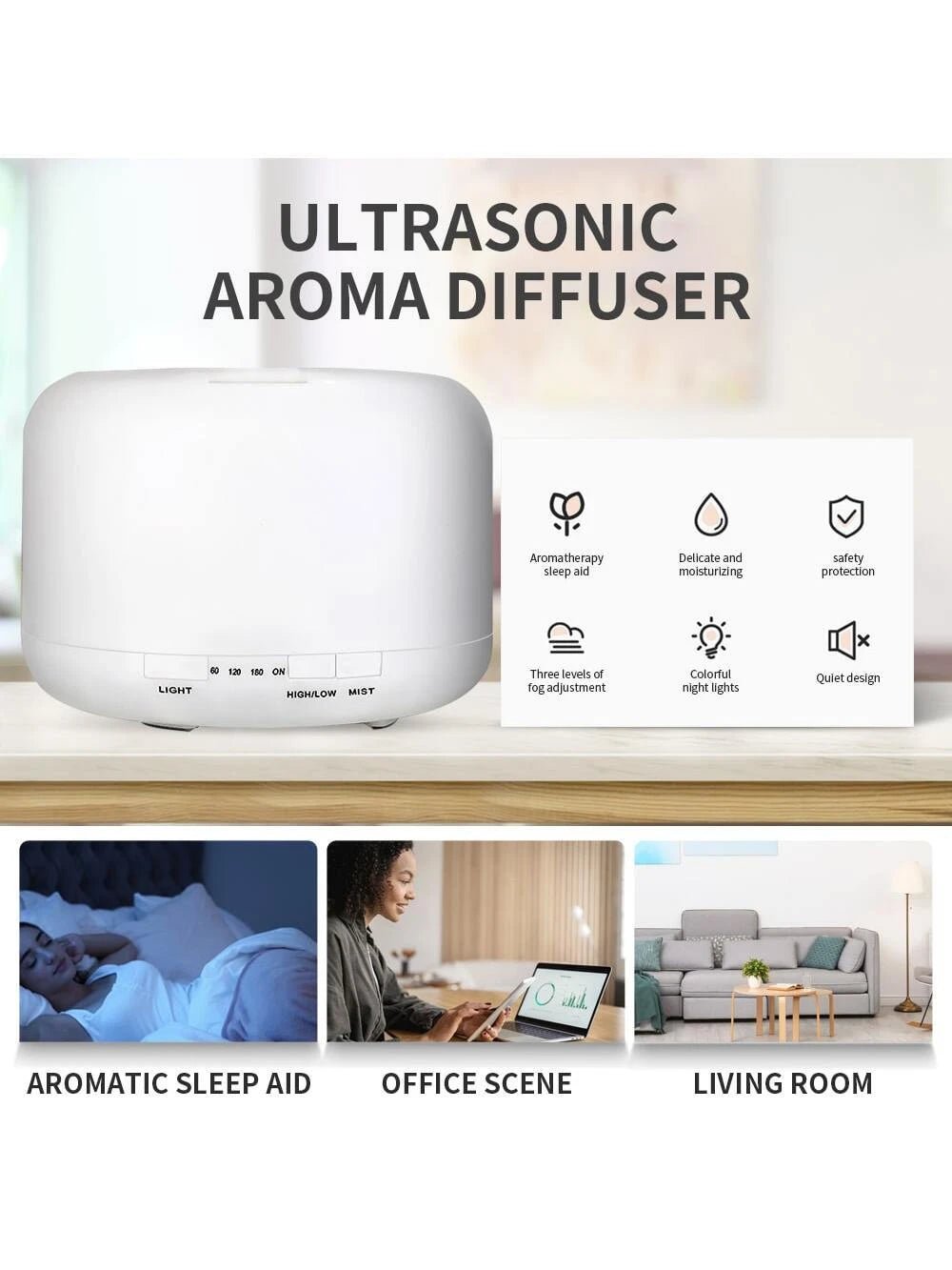 Humidificador con Control Remoto para Aromaterapia - innovagizmo.com