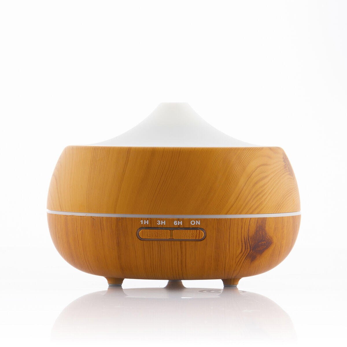 Humidificador Difusor de Aromas con LED Multicolor Wooden - Effect InnovaGoods - innovagizmo.com