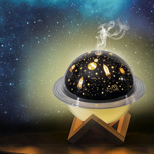 HUMIDIFICADOR PROYECTOR SATURNO - innovagizmo.com