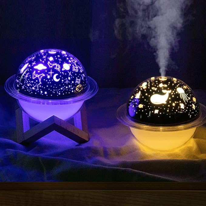 HUMIDIFICADOR PROYECTOR SATURNO - innovagizmo.com