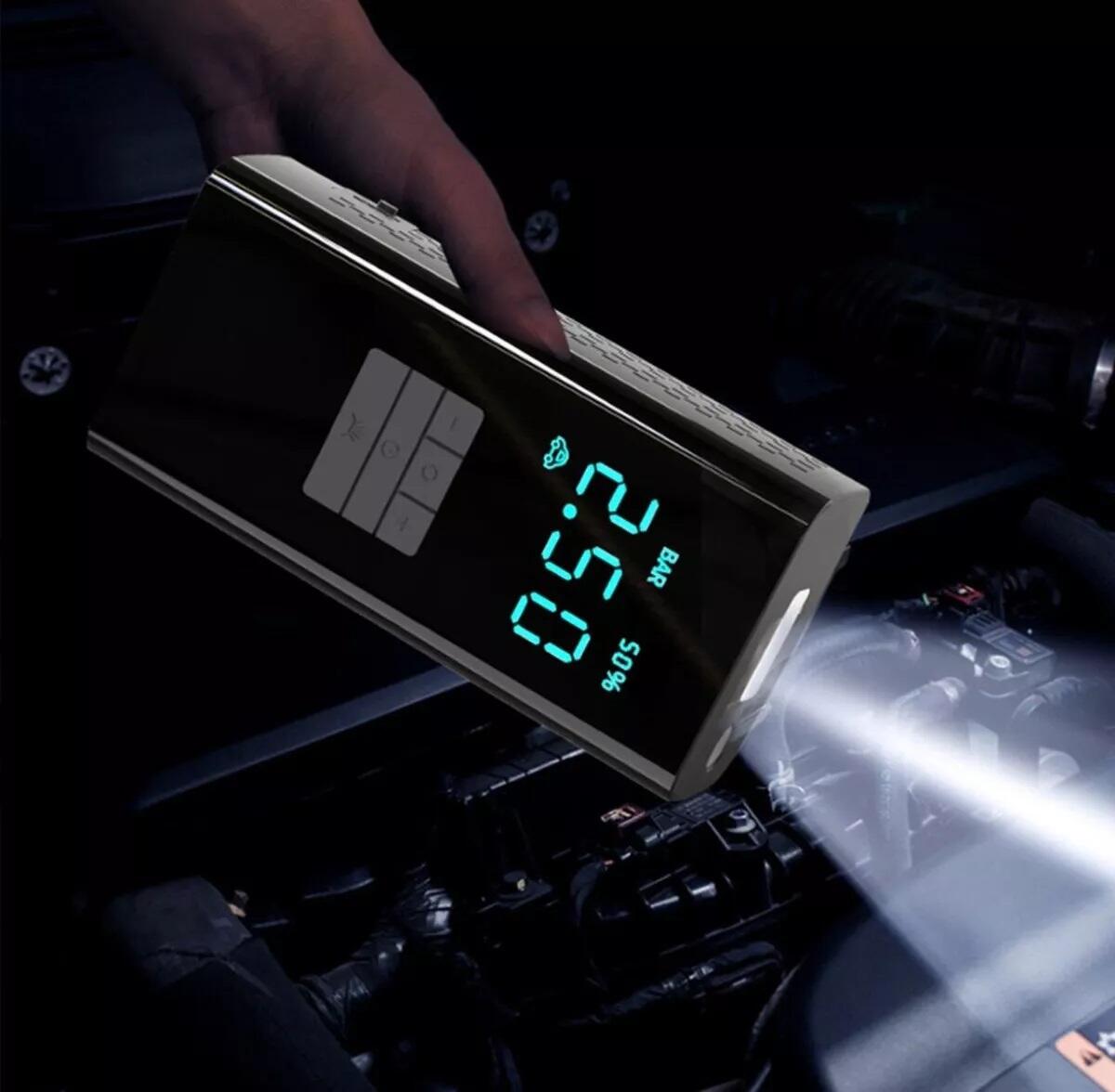 Inflador Eléctrico con Linterna LED - innovagizmo.com