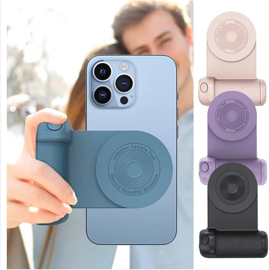 Innovagizmo SnapGrip BBC - 8: Grip Magnético Profesional con Obturador Bluetooth