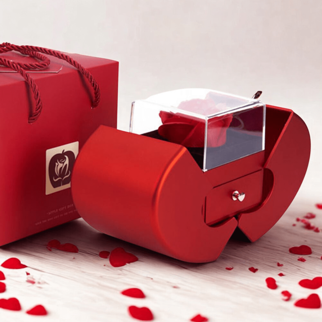 Joyero AppleRose - Rosa Eterna con Cajón Secreto