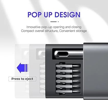 Juego de Destornilladores Magnéticos de Precisión 51 en 1 con Estuche de Aluminio