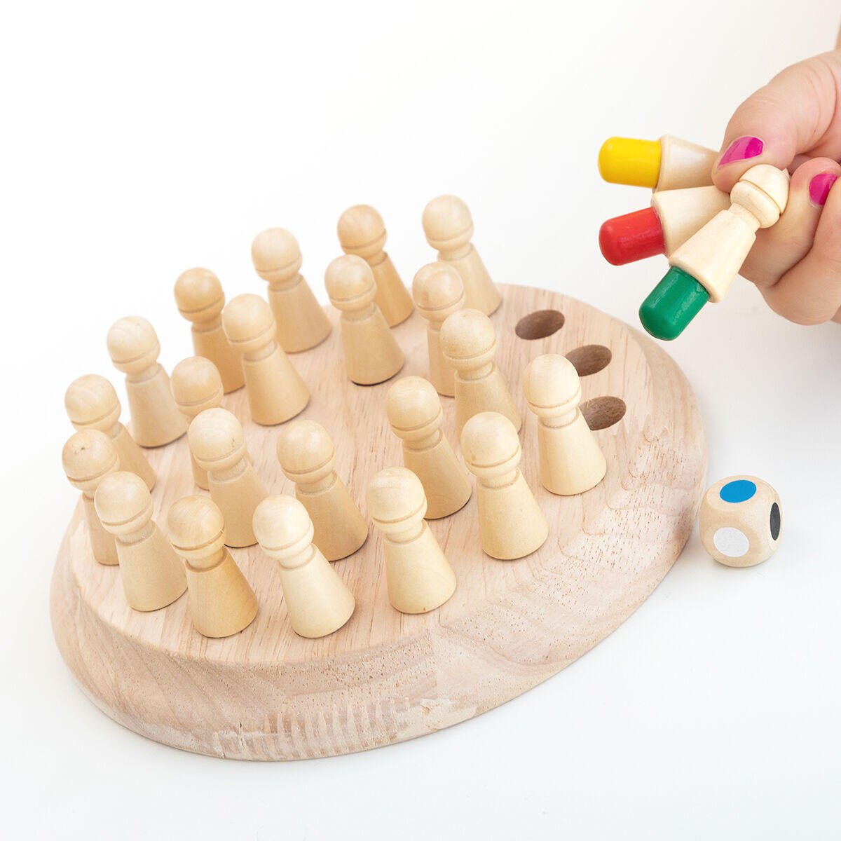 Juego de Memoria Montessori de Madera Taeda InnovaGoods 26 Piezas - innovagizmo.com
