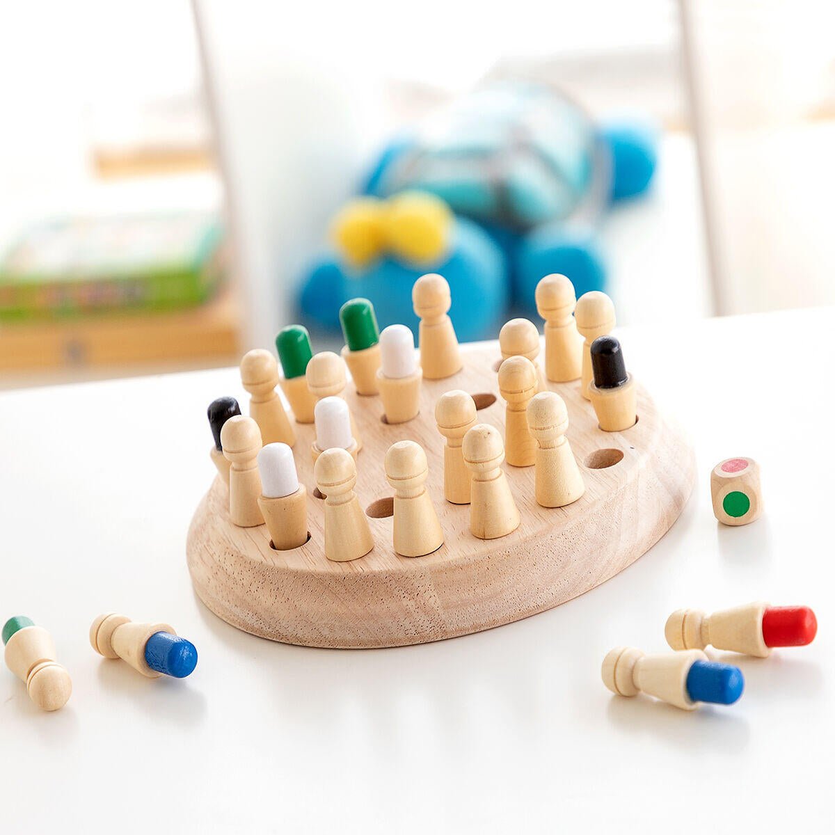 Juego de Memoria Montessori de Madera Taeda InnovaGoods 26 Piezas - innovagizmo.com