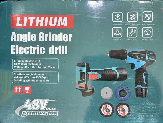 Juego de Taladro y Pulidora Inalámbrico - innovagizmo.com