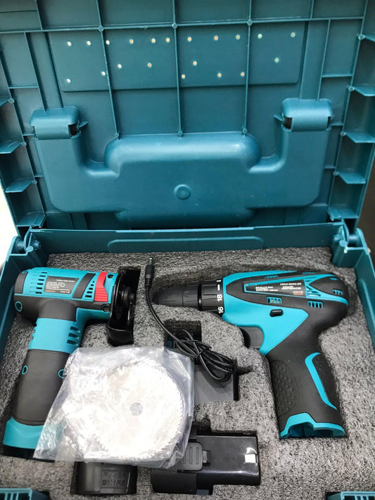 Juego de Taladro y Pulidora Inalámbrico - innovagizmo.com