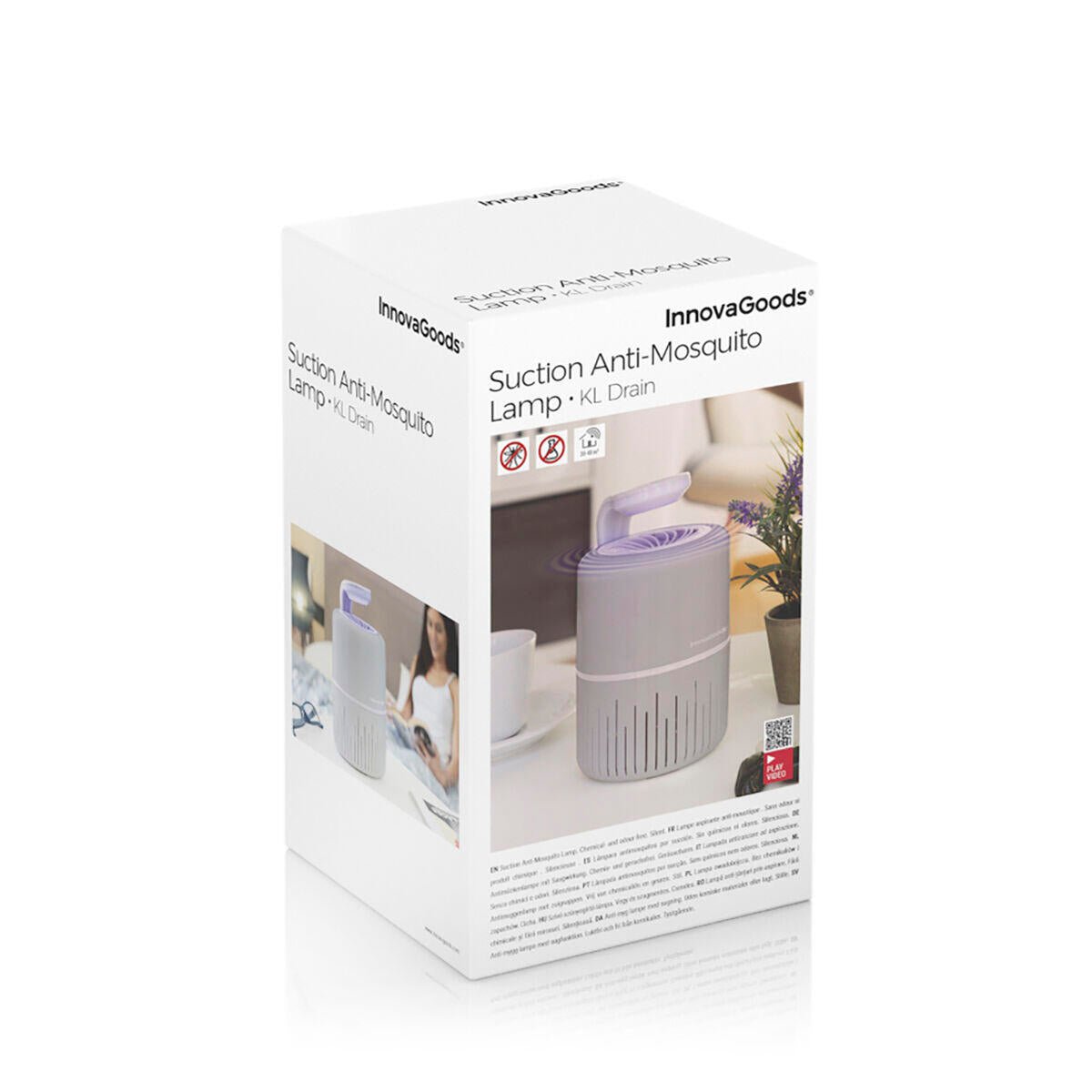 Lámpara Antimosquitos por Succión KL Drain - innovagizmo.com