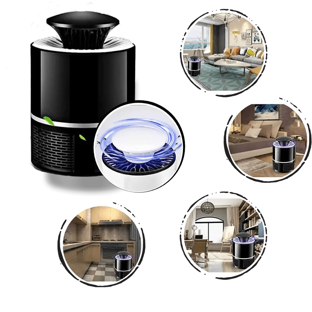 Lámpara Antimosquitos USB Negro - innovagizmo.com