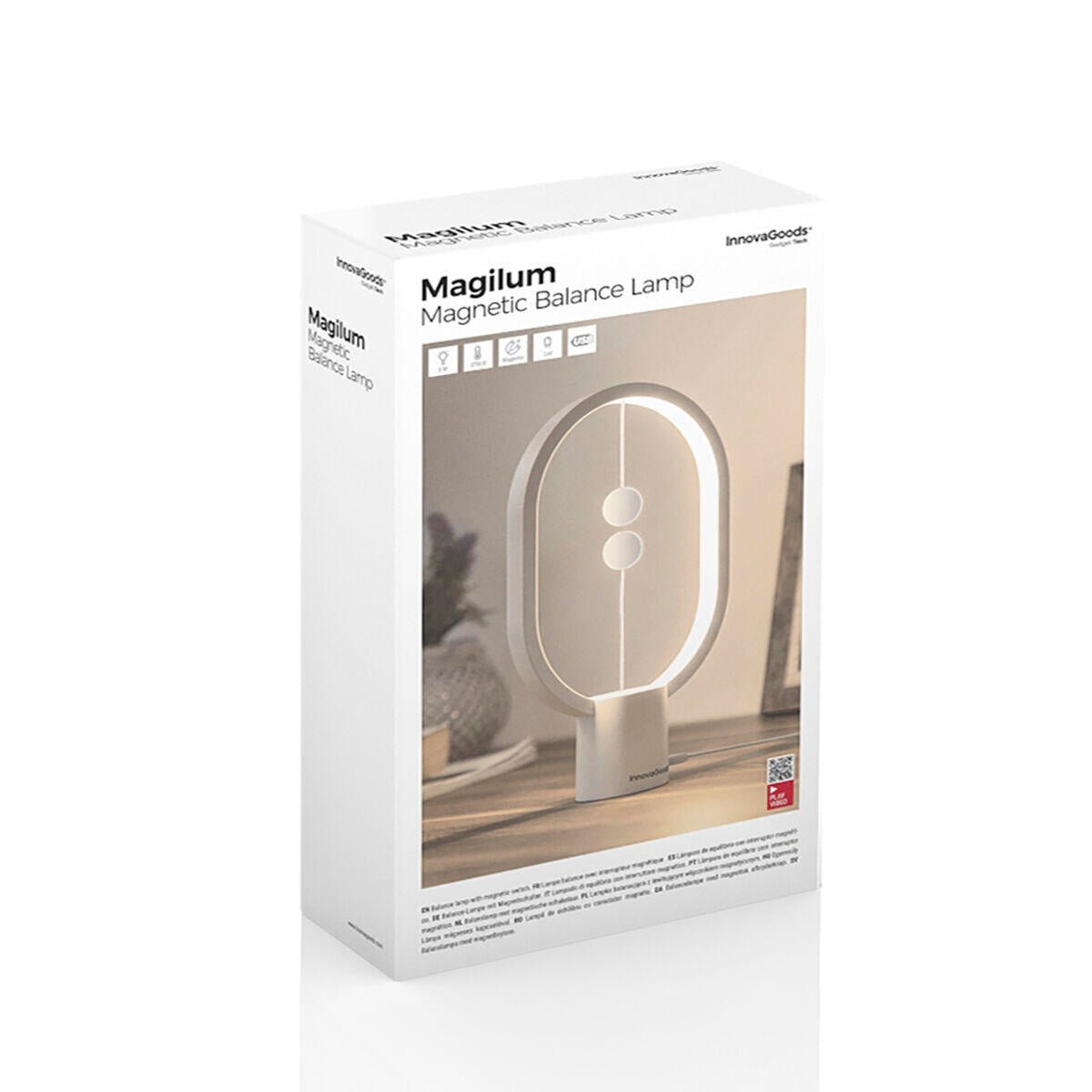 Lámpara de Equilibrio con Interruptor Magnético Magilum InnovaGoods MAGILUM - innovagizmo.com
