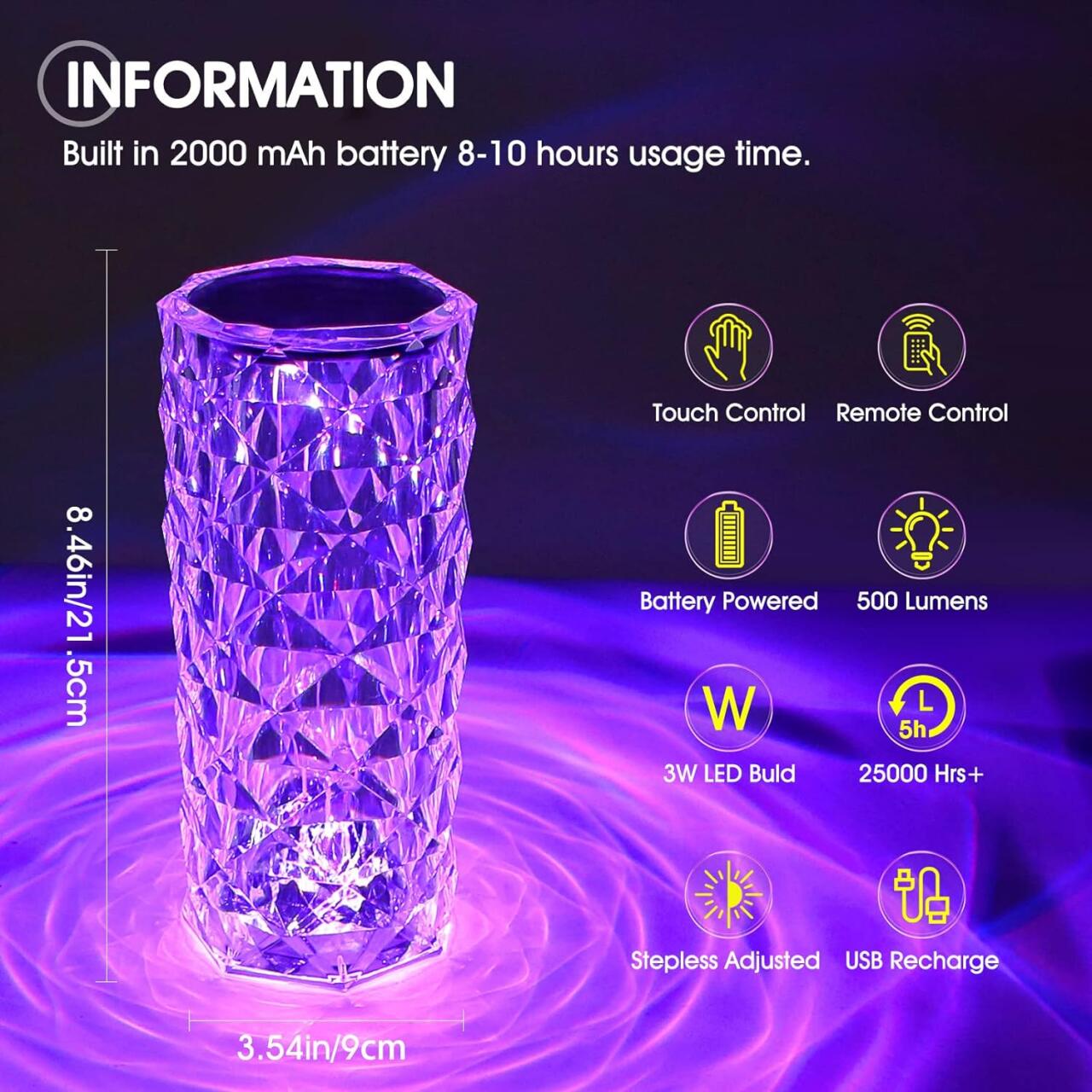 Lámpara de Mesa Multicolores - innovagizmo.com