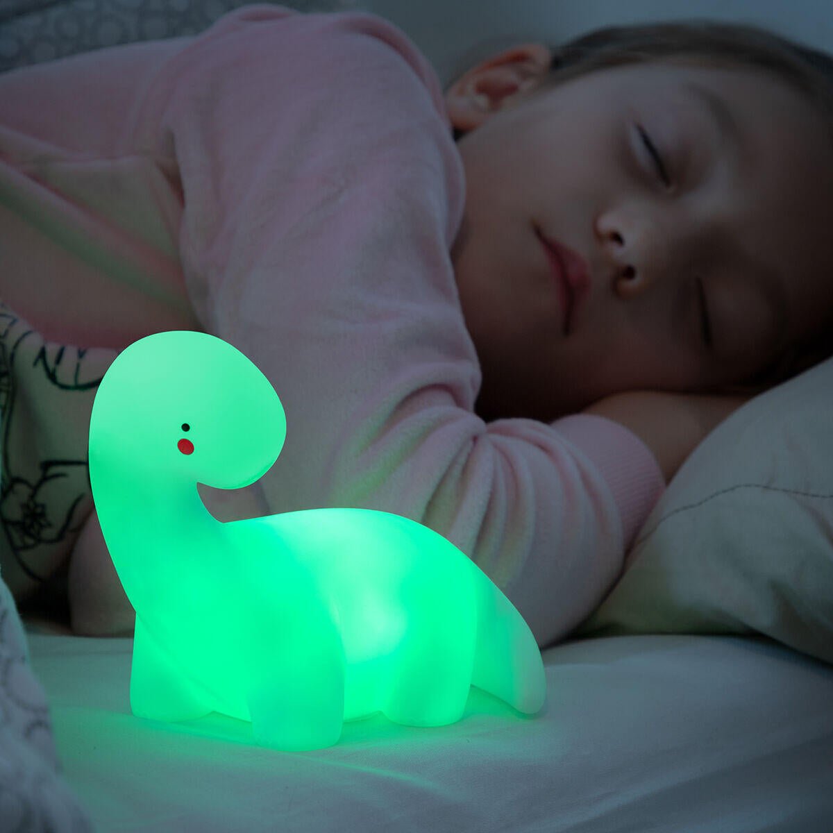 Lámpara Dinosaurio LED Multicolor Lightosaurus InnovaGoods - innovagizmo.com
