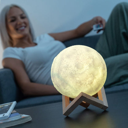 Lámpara LED Recargable Luna Moondy - innovagizmo.com
