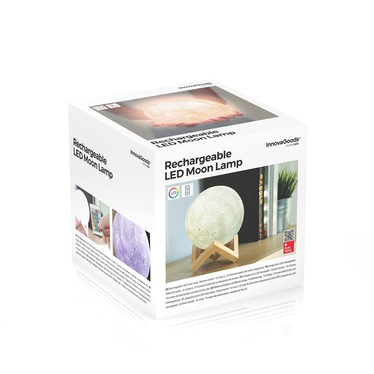 Lámpara LED Recargable Luna Moondy - innovagizmo.com