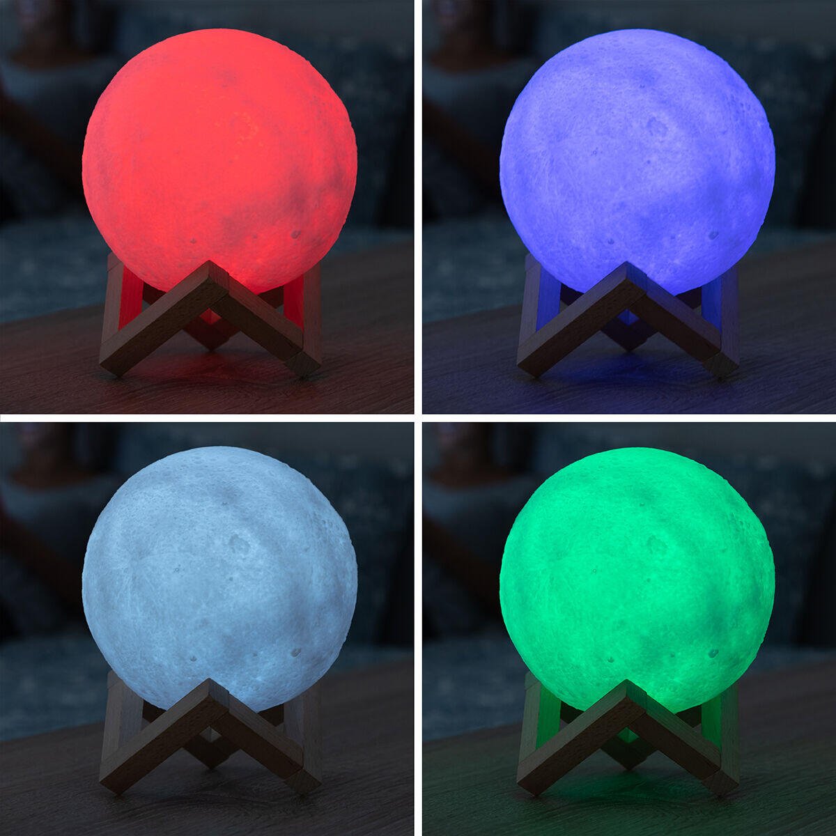 Lámpara LED Recargable Luna Moondy - innovagizmo.com