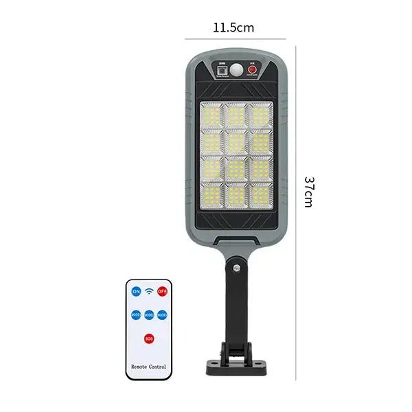 Lámpara Solar 144 LED con Sensor de Movimiento IP65 – Luz de Seguridad para Exterior - innovagizmo.com
