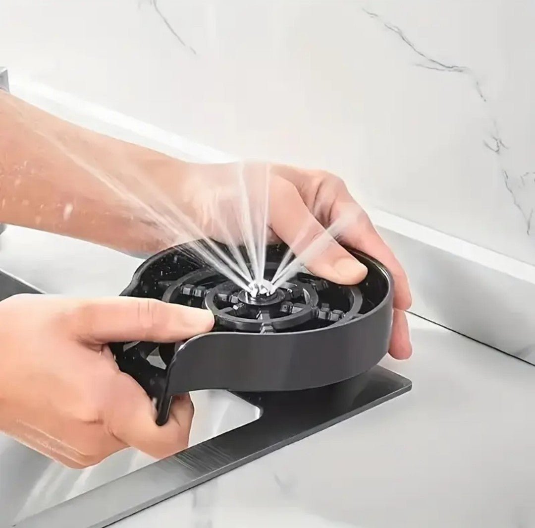 Lava Vasos Automático a Presión para Fregadero – Limpieza Profesional en Casa