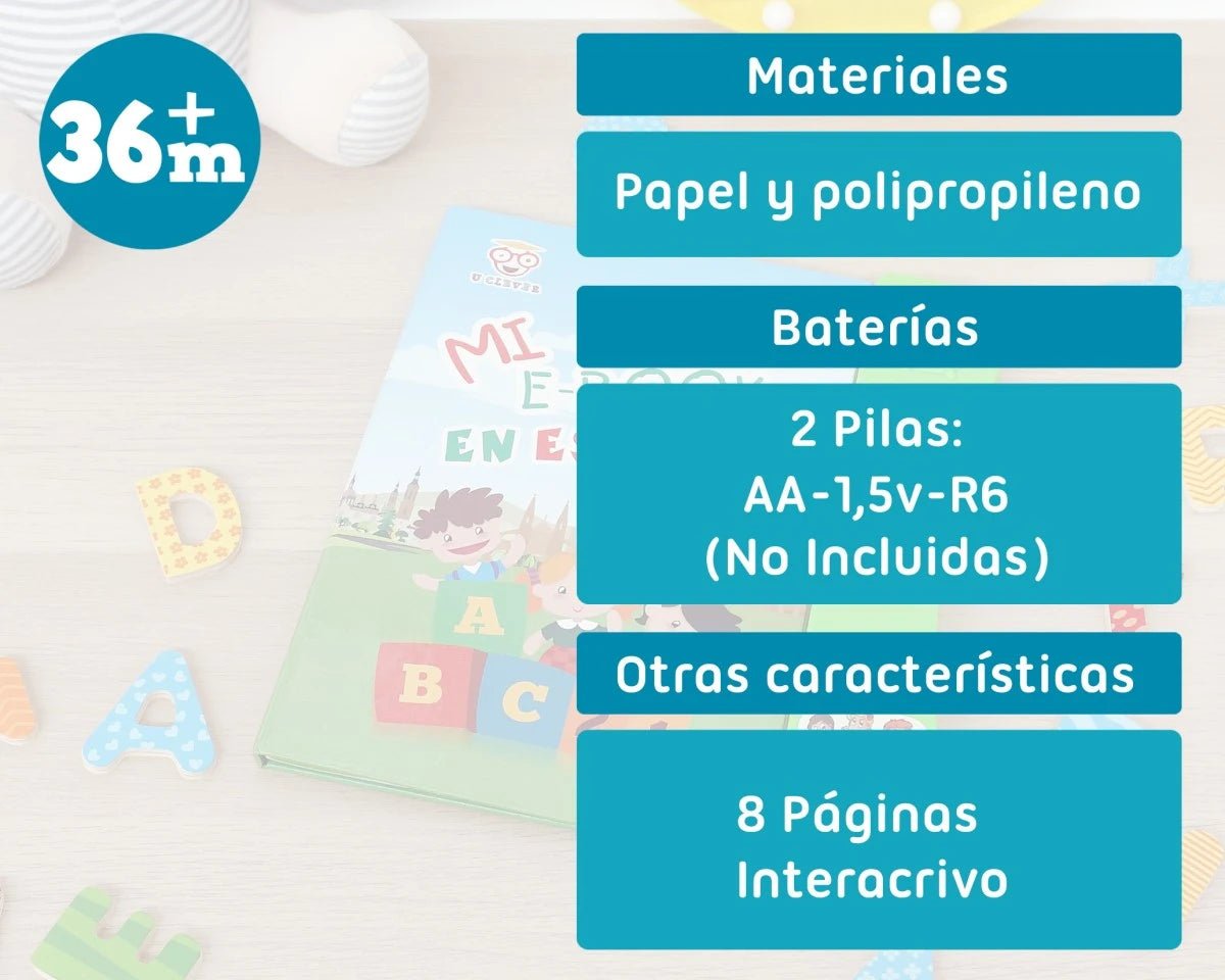 Libro con Sonido de Aprendizaje para Niños - innovagizmo.com