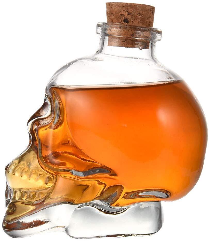 LICORERA CON 2 VASOS CALAVERA - innovagizmo.com