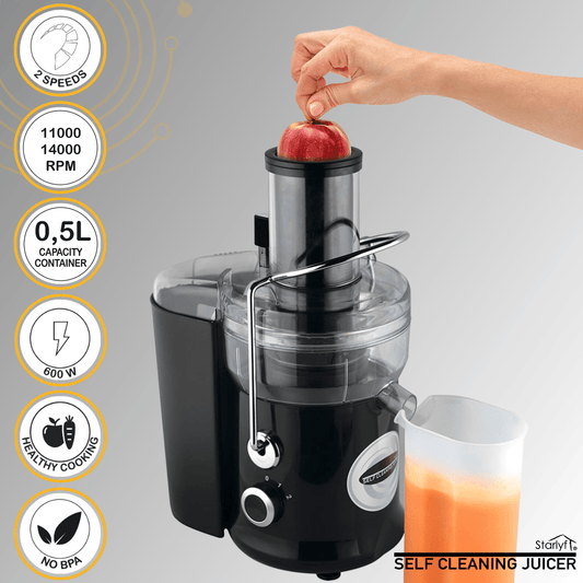 Licuadora con Autolimpieza – Jugo Natural en Segundos, 600W Potencia - innovagizmo.com