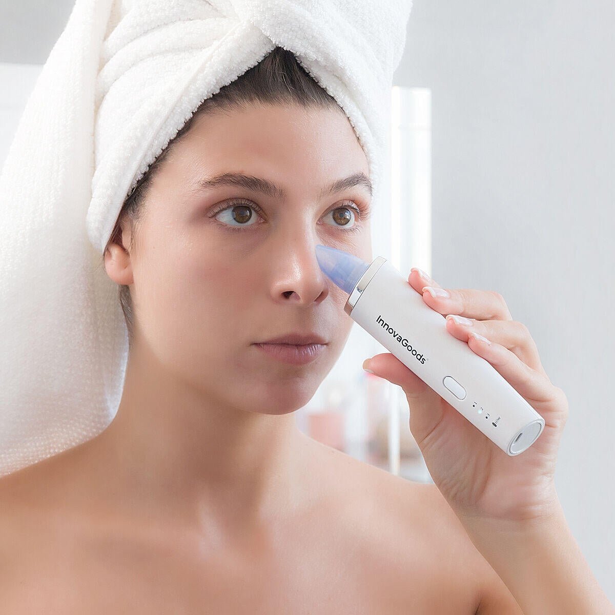 Limpiador Facial Eléctrico de Puntos Negros PureVac - innovagizmo.com