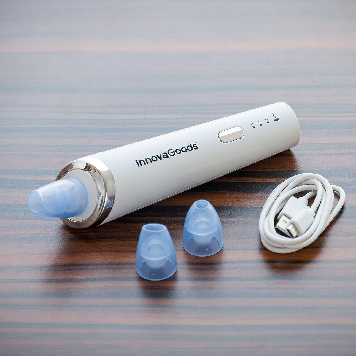 Limpiador Facial Eléctrico de Puntos Negros PureVac - innovagizmo.com