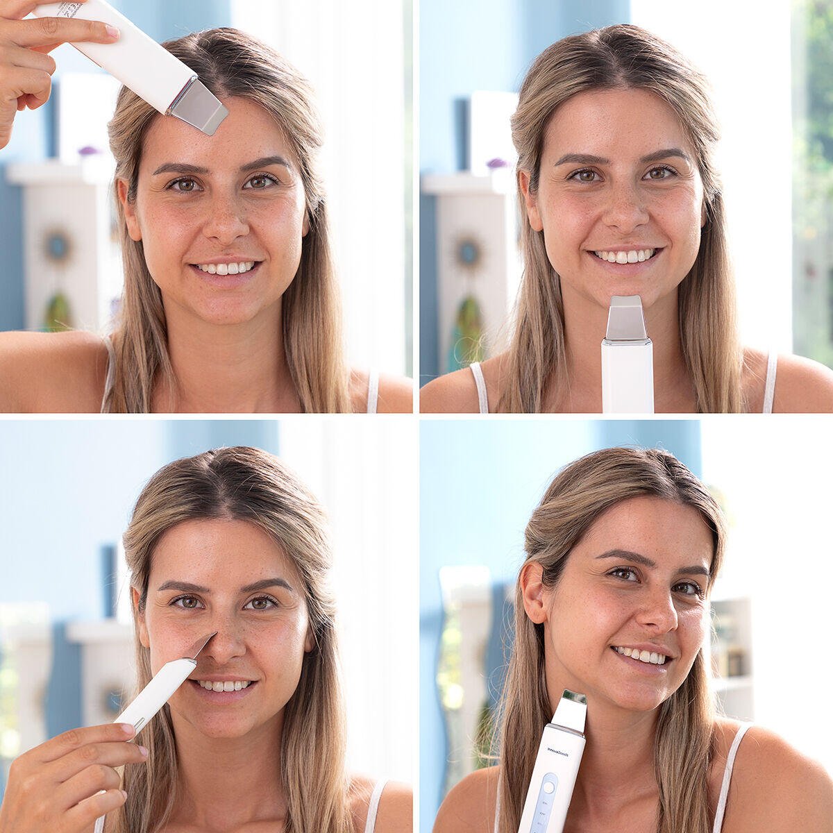 Limpiador Facial Ultrasónico 4 en 1 Falnik - innovagizmo.com