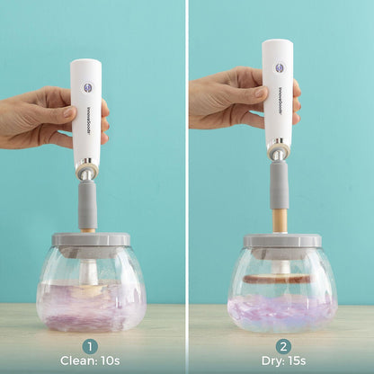 Limpiador y Secador Automático de Brochas de Maquillaje 2 - en - 1 | Maklin InnovaGoods - innovagizmo.com