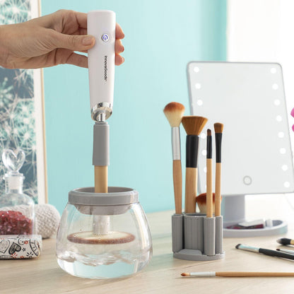 Limpiador y Secador Automático de Brochas de Maquillaje 2 - en - 1 | Maklin InnovaGoods - innovagizmo.com