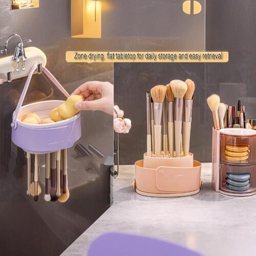 Limpiador Y soporte de brochas 2 en 1 - innovagizmo.com