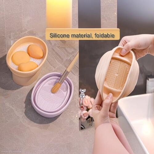 Limpiador Y soporte de brochas 2 en 1 - innovagizmo.com