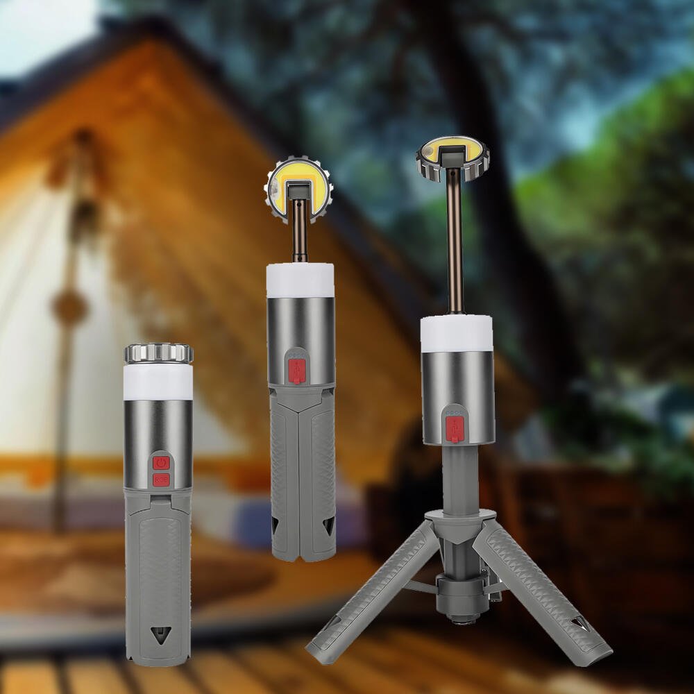 LINTERNA CAMPING TELESCOPICA Y RECARGABLE - innovagizmo.com