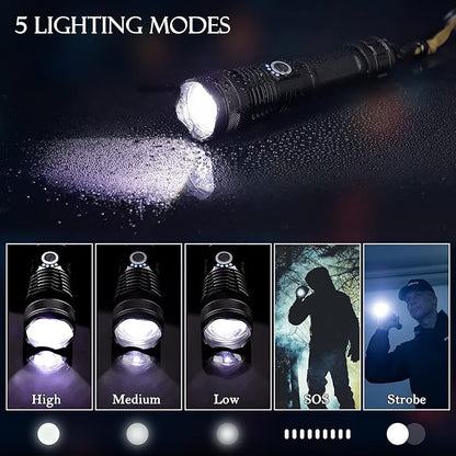 Linterna LED Recargable de Alta Potencia - innovagizmo.com