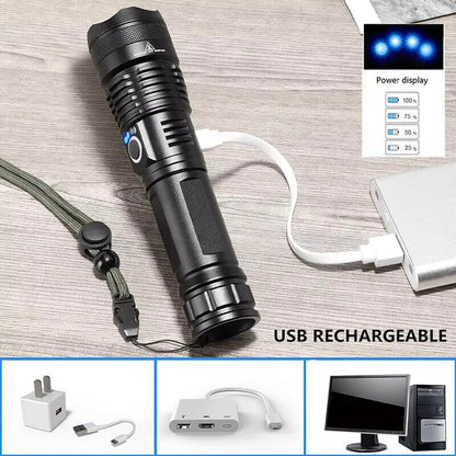 Linterna LED Recargable de Alta Potencia - innovagizmo.com
