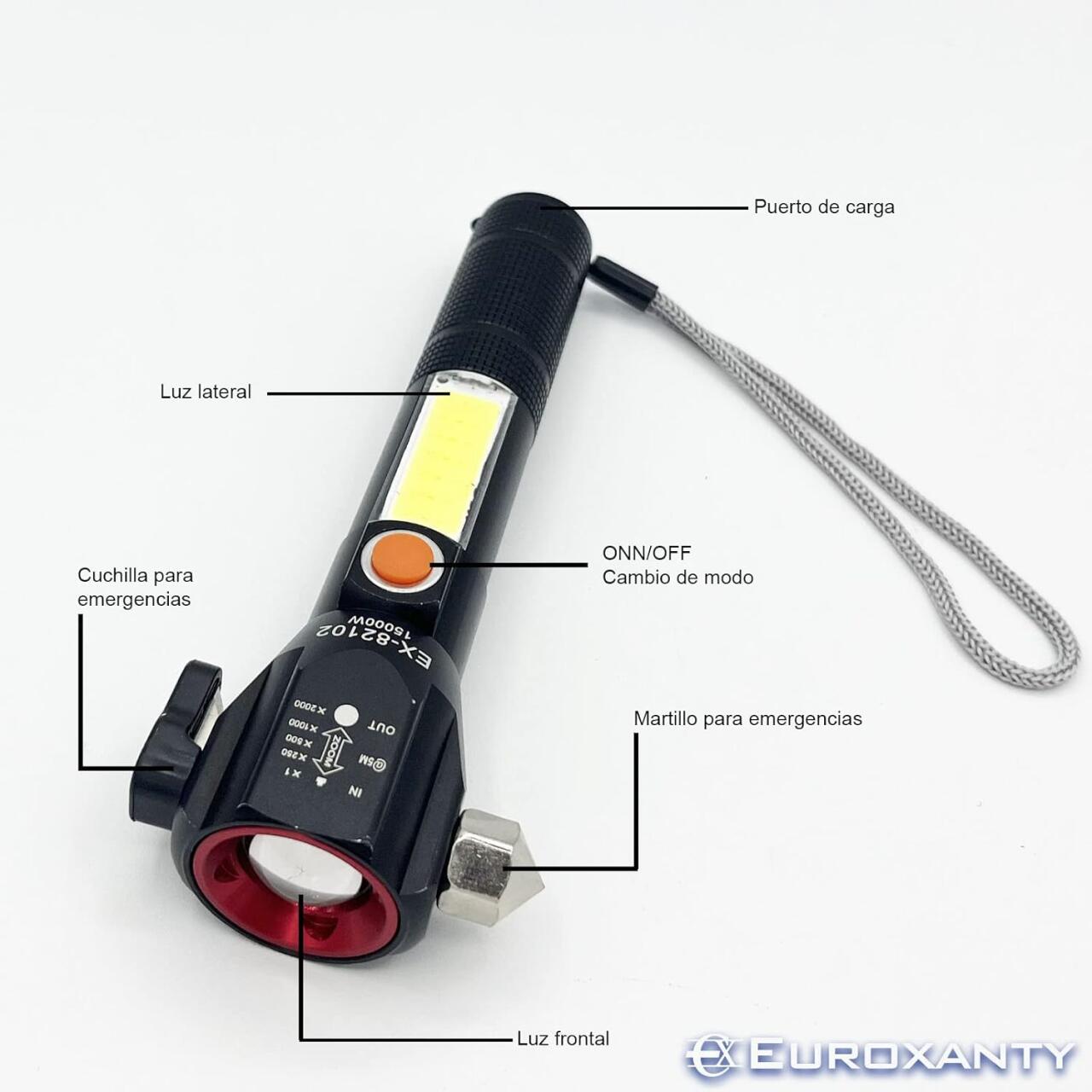 Linterna táctica LED - innovagizmo.com