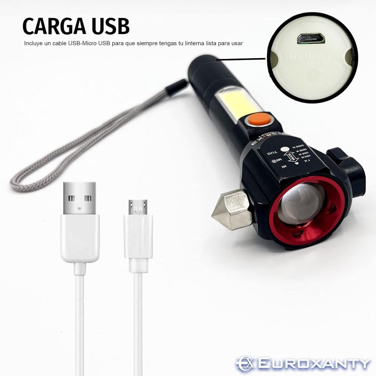 Linterna táctica LED - innovagizmo.com